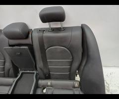 SET SEDILI IN PELLE NERO MERCEDES-BENZ C250 W205 2 - 11