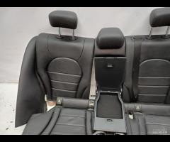 SET SEDILI IN PELLE NERO MERCEDES-BENZ C250 W205 2 - 15