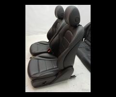 SET SEDILI IN PELLE NERO MERCEDES-BENZ C250 W205 2 - 20