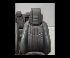 SET SEDILI IN PELLE RISCALDABILI NERO / ROSSO PEUG - 6