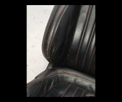 SET SEDILI IN PELLE RISCALDABILI NERO / ROSSO PEUG - 9