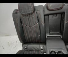 SET SEDILI IN PELLE RISCALDABILI NERO / ROSSO PEUG - 17