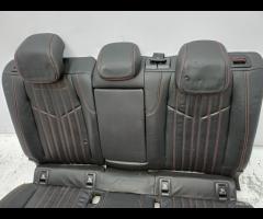 SET SEDILI IN PELLE RISCALDABILI NERO / ROSSO PEUG - 19