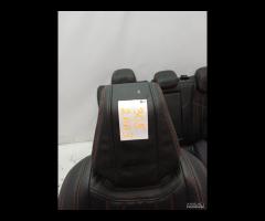 SET SEDILI IN PELLE RISCALDABILI NERO / ROSSO PEUG - 24