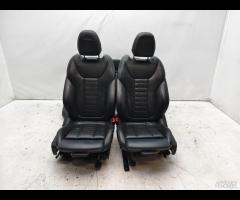SET SEDILI IN PELLE NERO BMW 3 320 F31 LCI 2016 2A - 1