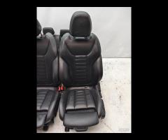 SET SEDILI IN PELLE NERO BMW 3 320 F31 LCI 2016 2A - 2