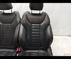 SET SEDILI IN PELLE NERO BMW 3 320 F31 LCI 2016 2A - 4