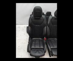SET SEDILI IN PELLE NERO BMW 3 320 F31 LCI 2016 2A - 6