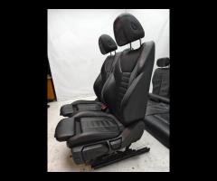 SET SEDILI IN PELLE NERO BMW 3 320 F31 LCI 2016 2A - 14