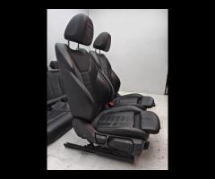 SET SEDILI IN PELLE NERO BMW 3 320 F31 LCI 2016 2A - 16