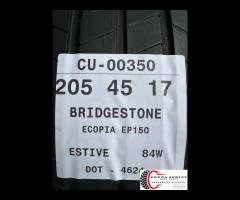 2 PNEUMATICI 205/45 R17 BRIDGESTONE ESTIVE - 4