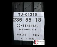 4 PNEUMATICI 235/55 R18 CONTINENTAL ESTIVE - 9