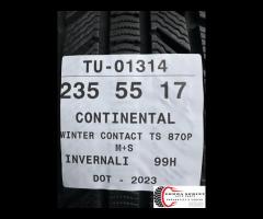 4 PNEUMATICI 235/55 R17 CONTINENTAL INVERNALI 95% - 11