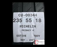 2 PNEUMATICI 235/55 R18 MICHELIN ESTIVE 70%