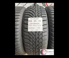 4 PNEUMATICI 205/55 R16 CONTINENTAL INVERNALI KM0