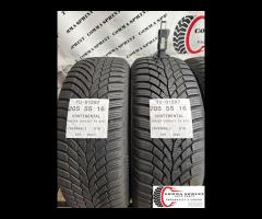 4 PNEUMATICI 205/55 R16 CONTINENTAL INVERNALI KM0