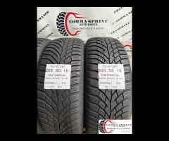 4 PNEUMATICI 205/55 R16 CONTINENTAL INVERNALI KM0