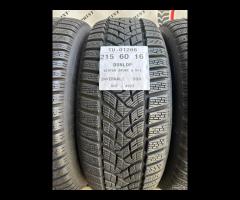 4 PNEUMATICI 215/60 R16 DUNLOP INVERNALI SEMINUOVE