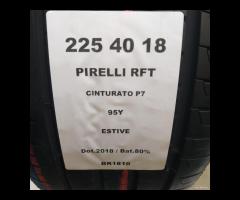 2 GOMME 225 40 18 PIRELLI RFT BR1810 - 2