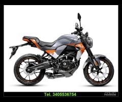 NAKED 125CC - 5 MARCE COLORI ARANCIO - ROSSO 2025
