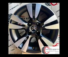 4 CERCHI IN LEGA ORIGINALI RAGGIO 16 CITROEN C3