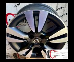 4 CERCHI IN LEGA ORIGINALI RAGGIO 16 CITROEN C3