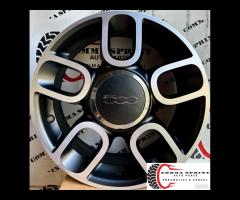 4 CERCHI IN LEGA ORIGINALI RAGGIO 15 FIAT 500
