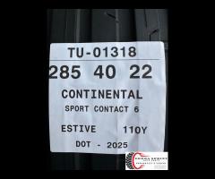 4 PNEUMATICI 285/40 R22 CONTINENTAL ESTIVE - 12