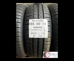 4 PNEUMATICI 165/60 R14 HANKOOK ESTIVE SEMINUOVE - 2