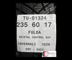 4 PNEUMATICI 235/60 R17 FULDA INVERNALI SEMINUOVE - 12