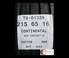 4 PNEUMATICI 215/65 R16 CONTINENTAL ESTIVE - 10