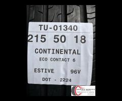 4 PNEUMATICI 215/50 R18 CONTINENTAL ESTIVE 75% - 10