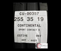 2 PNEUMATICI 255/35 R19 CONTINENTAL ESTIVE 90%