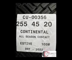 2 PNEUMATICI 255/45 R20 CONTINENTAL 4 STAGIONI 80%