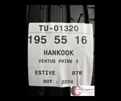 4 PNEUMATICI 195/55 R16 HANKOOK ESTIVE - 11