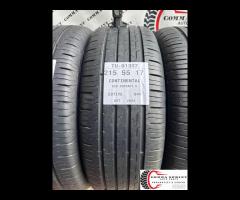 4 PNEUMATICI 215/55 R17 CONTINENTAL ESTIVE 80% - 2