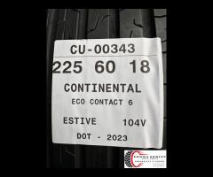 2 PNEUMATICI 225/60 R18 CONTINENTAL ESTIVE 75% - 4