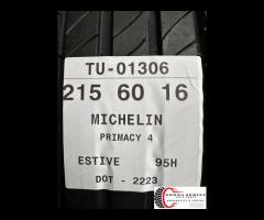 4 PNEUMATICI 215/60 R16 MICHELIN ESTIVE SEMINUOVE - 9