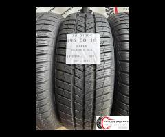4 PNEUMATICI 195/60 R16 BARUM INVERNALI SEMINUOVE