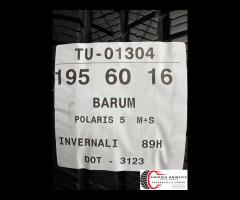 4 PNEUMATICI 195/60 R16 BARUM INVERNALI SEMINUOVE - 10