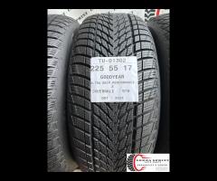 4 PNEUMATICI 225/55 R17 GOODYEAR INVERNALI 95%