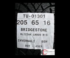 4 PNEUMATICI 205/65 R16 BRIDGESTONE INVERNALI KM0 - 10