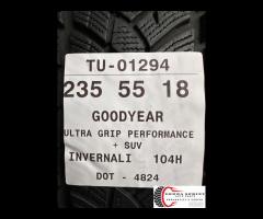 4 PNEUMATICI 235/55 R18 GOODYEAR INVERNALI 75% - 10