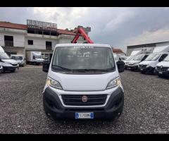 Fiat ducato 7 posti gru e cassone 2018 E6 - 2