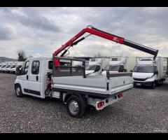 Fiat ducato 7 posti gru e cassone 2018 E6 - 3