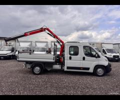 Fiat ducato 7 posti gru e cassone 2018 E6 - 6