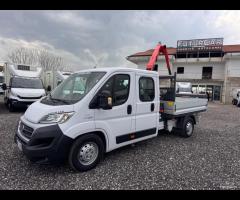 Fiat ducato 7 posti gru e cassone 2018 E6 - 17