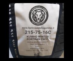 4 GOMME 215 75 16C KUMHO A68225