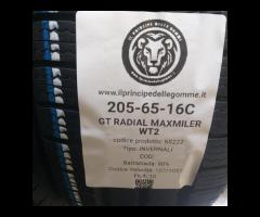 4 GOMME 205 65 16C GT RADIAL A68222