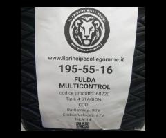 2 GOMME 195 55 16 FULDA A68220